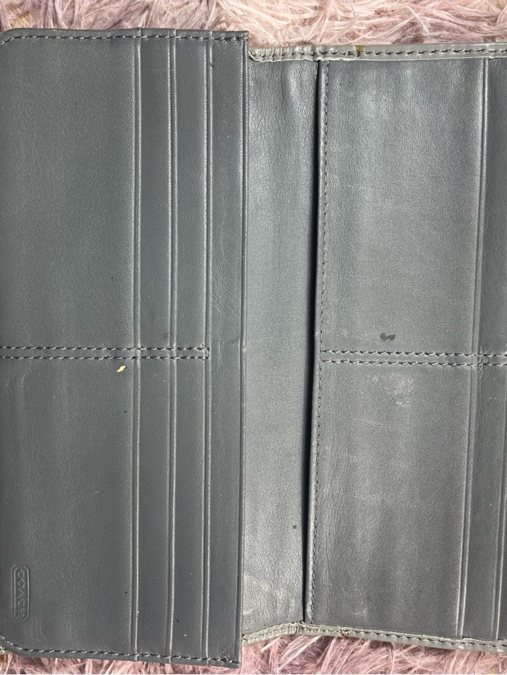 Coach Gray Signature Wallet - Picture 5 of 6